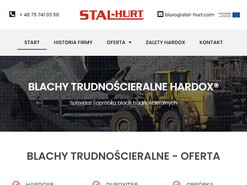 Hardox Blachy STAL-HURT
