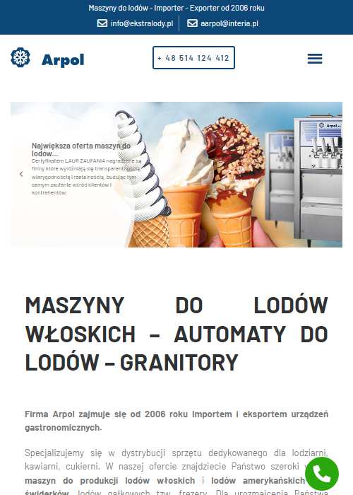 Maszyny do lodów